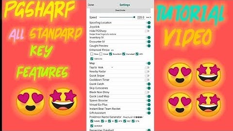 PGSHARP ALL *STANDARD* FEATURES | TUTORIAL VIDEO | BY DynamMystic|pgsharp  standard key|