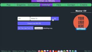 Slither.io Mods v3 How to add Clan logo and customize your mod. screenshot 2