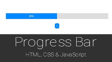 How to Create Progress Bar   HTML CSS & JavaScript