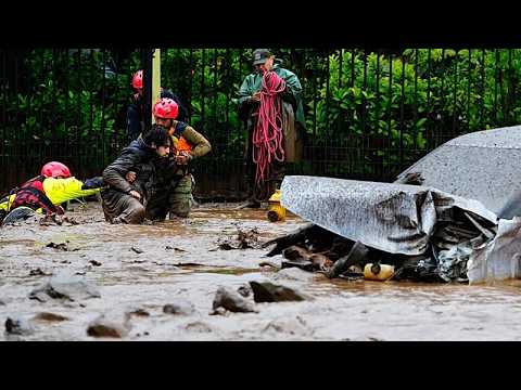 Chile: Santiago flooding turns streets to rivers as Kast declares state of catastrophe