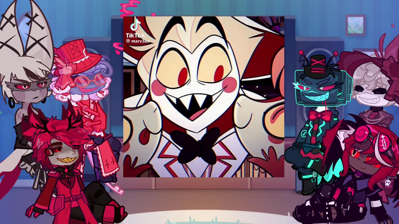 Overlord react to Lucifer ‖Angst‖Badass‖Arrogant ‖ Hazbin Hotel reaction