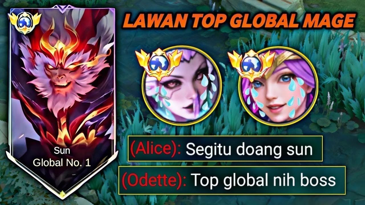 GELOO KETEMU GLOBAL ODETE & ALICE SUN KU DI LOCK TERUS 😱 MOBILE LEGENDS 