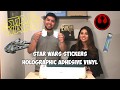 How to Create Star Wars Holographic Stickers with Cricut Maker/Photoshop