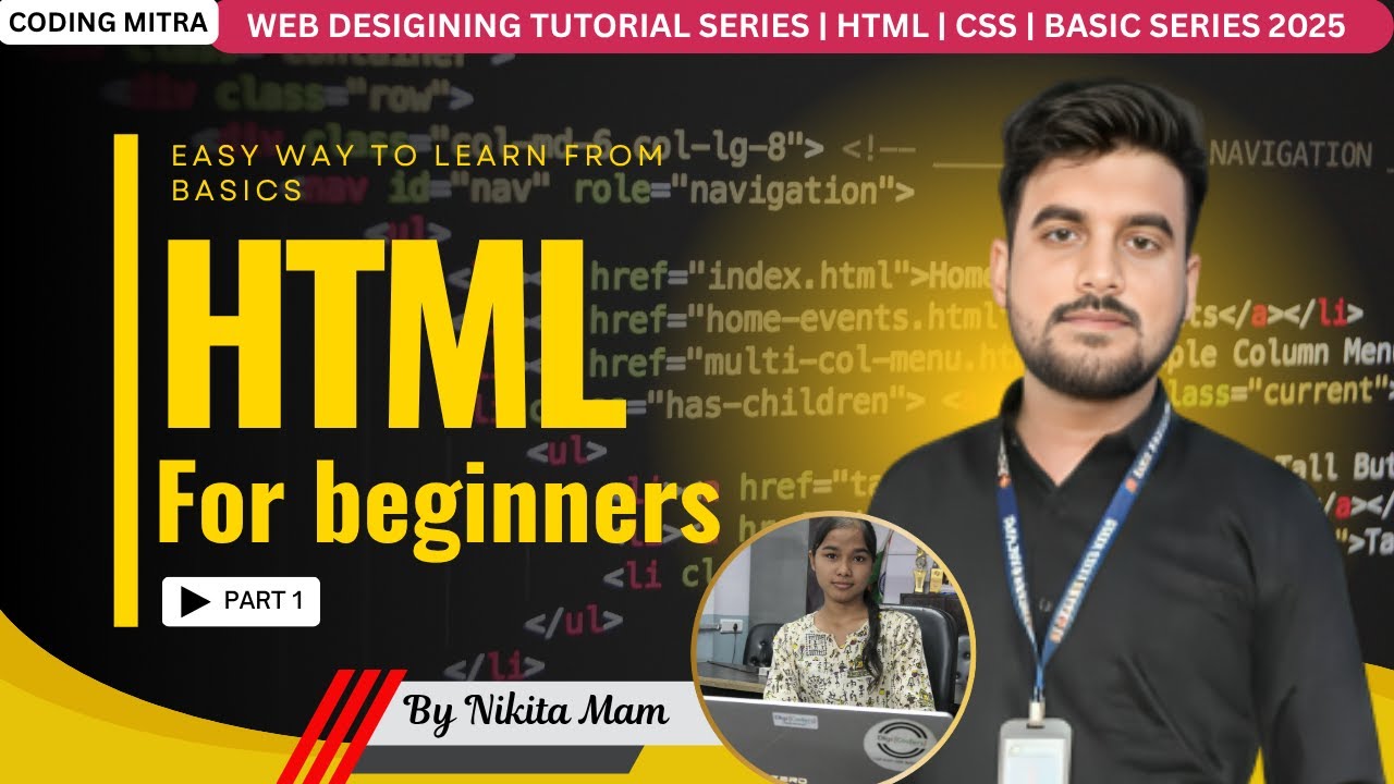 html tutorial for beginners in hindi | part 1 | Complete Web Designing ...