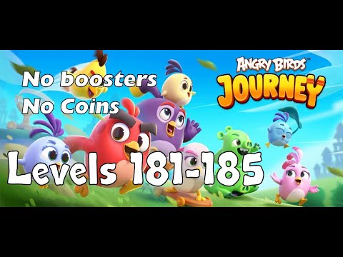 Angry Birds Journey Levels 181-185