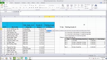 13   Tính thưởng theo doanh số