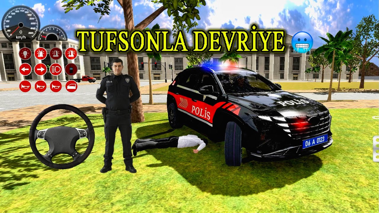 TÜRK POLİSİ ARABA OYNU TUFSON İLE DEVRİYEDEYİZ!!!🥶🚔 