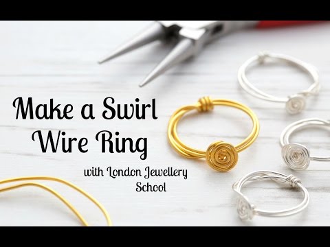 Make a Swirl Wire Ring - Jewelry Tutorial