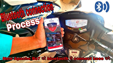 Apache Bs7 मे Bluetooth connect केसे करें ll Bluetooth connection process ll Connect Successfully ll