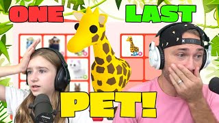 ONE. LAST. PET. Can Mike Get A Giraffe To Complete His Roblox Adopt Me Inventory?!!