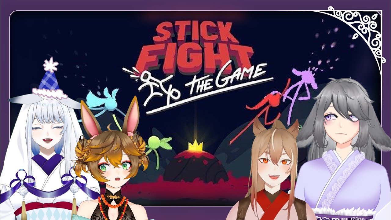 【StickFight】相愛相殺？是Ran的生日！ ft.Amaiusagi【日紫喜/ HishikiMurasaki】 | MYViki