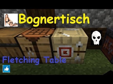 Minecraft 1 14 Bognertisch Fletching Table New Items Youtube