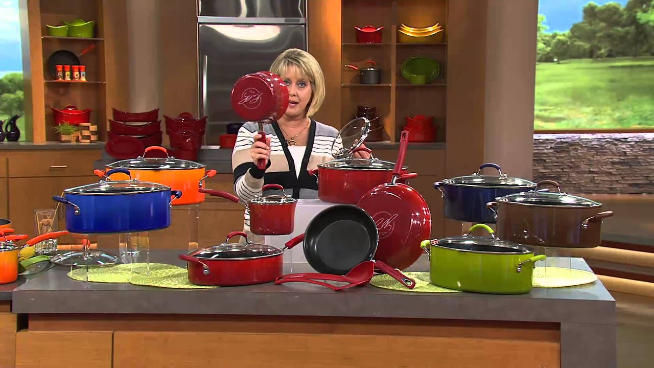 Rachael Ray Cucina Hard Porcelain Enamel Nonstick Cookware Pots