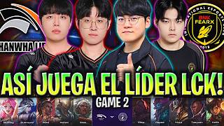 ASÍ JUEGAN GUMAYUSI Y ZEUS! 😱LÍDERES DE LA LCK!🔥 | HLE vs BFX Game 2 LCK SPRING 2026 en ESPAÑOL