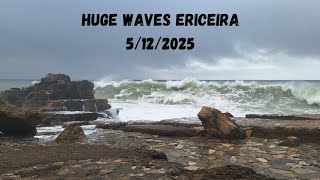 BIG SWELLS CONTINUE! ERICEIRA MASSIVE WAVES 5.12.2025! 