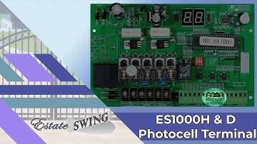 How To Operate Photocell Terminal on Estate Swing ES 3050 & D Control Board