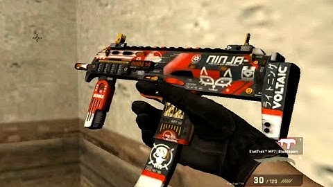 StatTrak™ MP7 | Bloodsport - Factory New - Showcase
