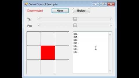 E02 - RC Servo Motor Control on Windows using C#