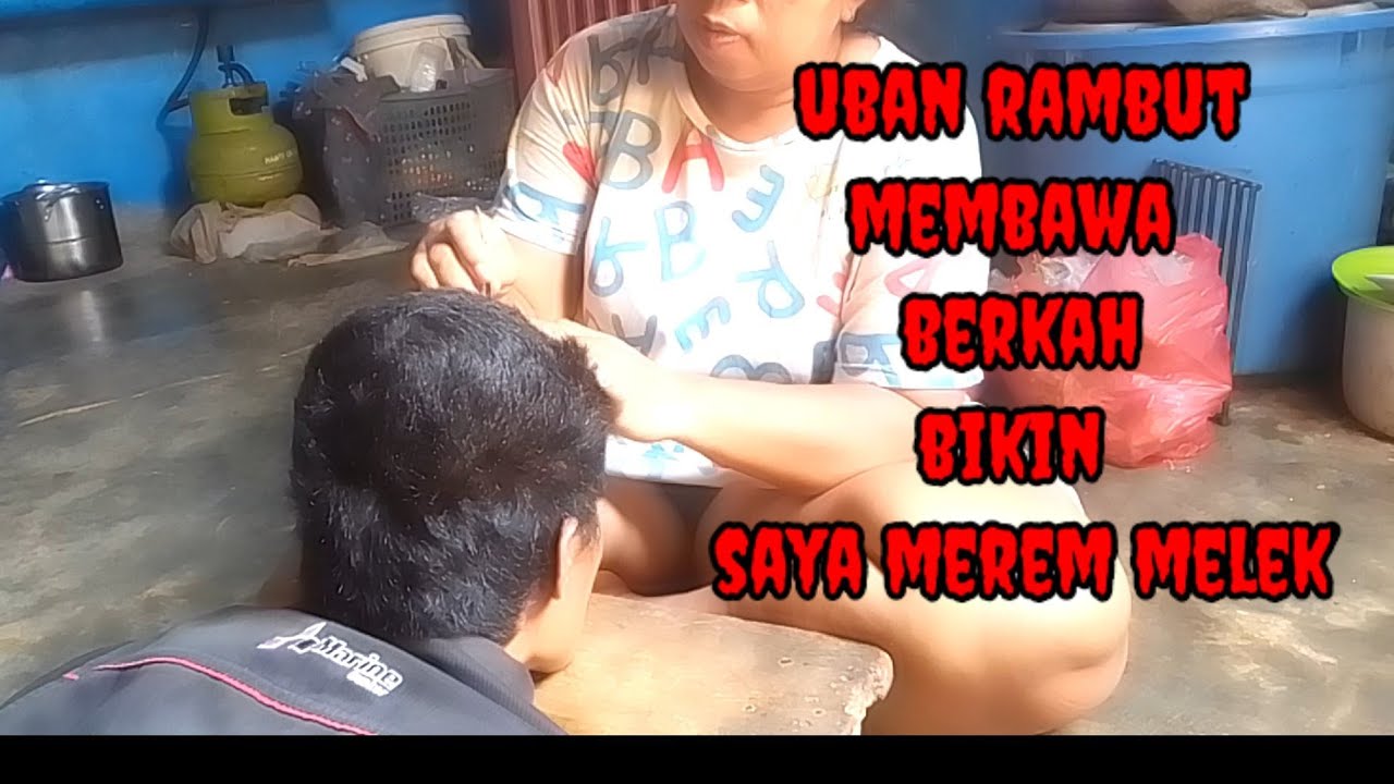 istri cari  uban suami sambil menghayal