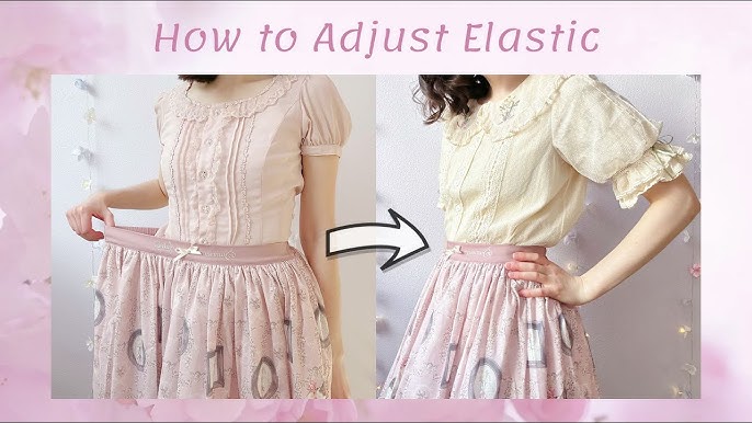 Stitching hacks - Altering the waist of a skirt 