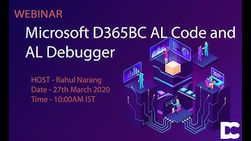 Microsoft D365BC AL Code and AL Debugger