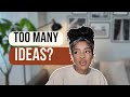 Should you niche down too many ideas this is for you