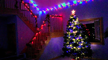Arduino Powered Dubstep Xmas Tree.