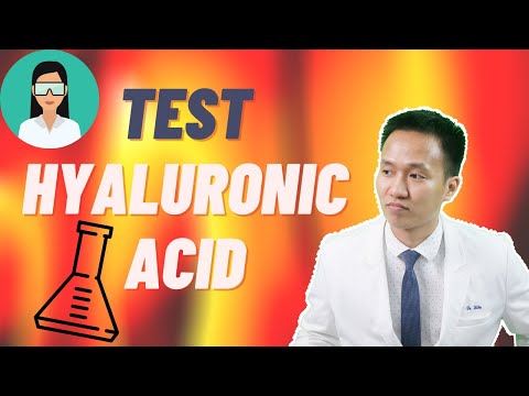 THÍ NGHIỆM test Serum HA (hyaluronic acid) tan trong nước | Dr Hiếu