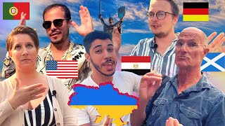 What did you think about Ukraine before coming here? People from 5 different countries answer.