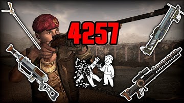 Oneshotting Bosses with the Highest Damage in New Vegas