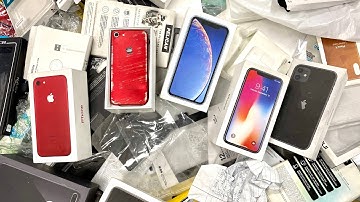 PRODUCT RED iPHONE FOUND DUMPSTER DIVING APPLE STORE!!