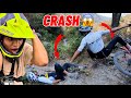 Crash vo bhi itna khatarnak   mtb accidents  mtb vlog