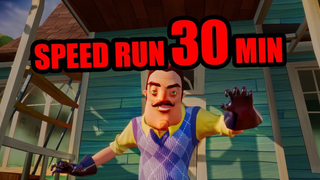 Спидран привет сосед. СПИД РАН привет сосед. Hello Neighbor Speedrun. Спидран Хелло нейбор.