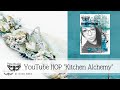Finnabair Kitchen Alchemy YouTube hop | Mixed media altered wooden spoon