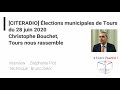 Citeradio 2nd tour municipal  interview christophe bouchet tours nous rassemble