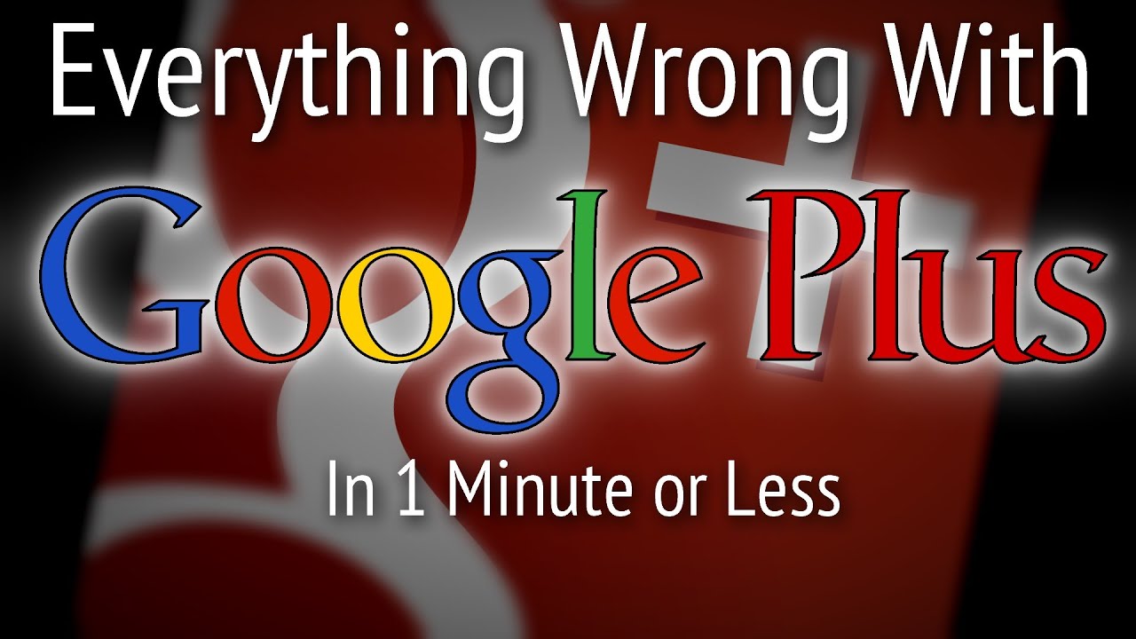 (Parody) Everything Wrong With Google+ Youtube Update in 1 Minute or Less - This is just a silly last-minute video I thought I'd throw together. The style of the video is a parody of Cinema Sins; be sure to check them out!