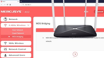 Wireless Repeater Mode on MERCUSYS AC1200 router | NETVN