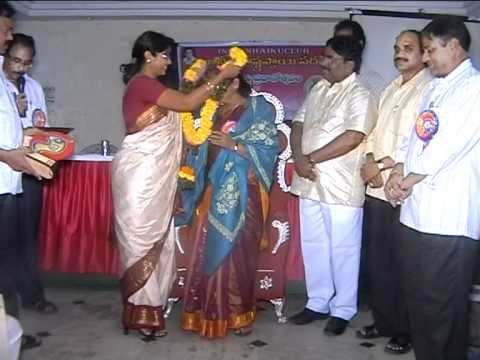 INDIAN HAIKU CLUB 2008 NAANEELA AWARDEE Smt.KOPURI PUSHPADEVI.