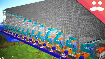 Minecraft.. But With Pistons that CAN PUSH 1000 BLOCKS!