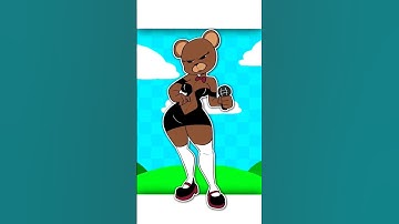 Incredibox Sprunki Mr. Bear In My Style Transformation 🐻🎀 #animation #meme