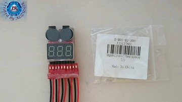 Battery Monitor Alarm Low Voltage Buzzer Alarm Indicator 1S 8S-Gearbest.com