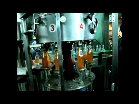 soft-drink-glass-bottle-filling-&-crown-capping-machine