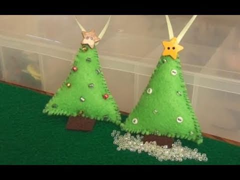 Homemade Felt Christmas Tree Ornaments - ApolloBox