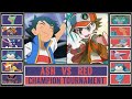 Ash vs red  pokmon champion tournament battle 4