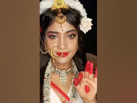 Shailputri mata makeup tutorial 🙏🏻 ️ #shailputridevi #makeuptutorial # ...