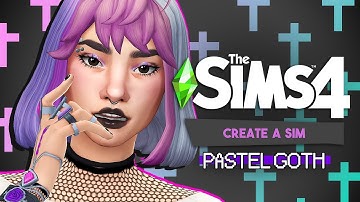 Pastel Goth 🦇💜 The Sims 4 Create a Sim + CC List