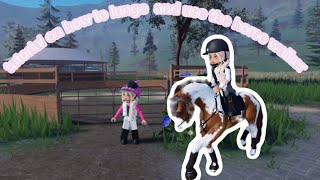 TUTORIAL ON HOW TO LUNGE AND USE THE HORSE WALKER IN STRIDEWAY//Roblox//horse game