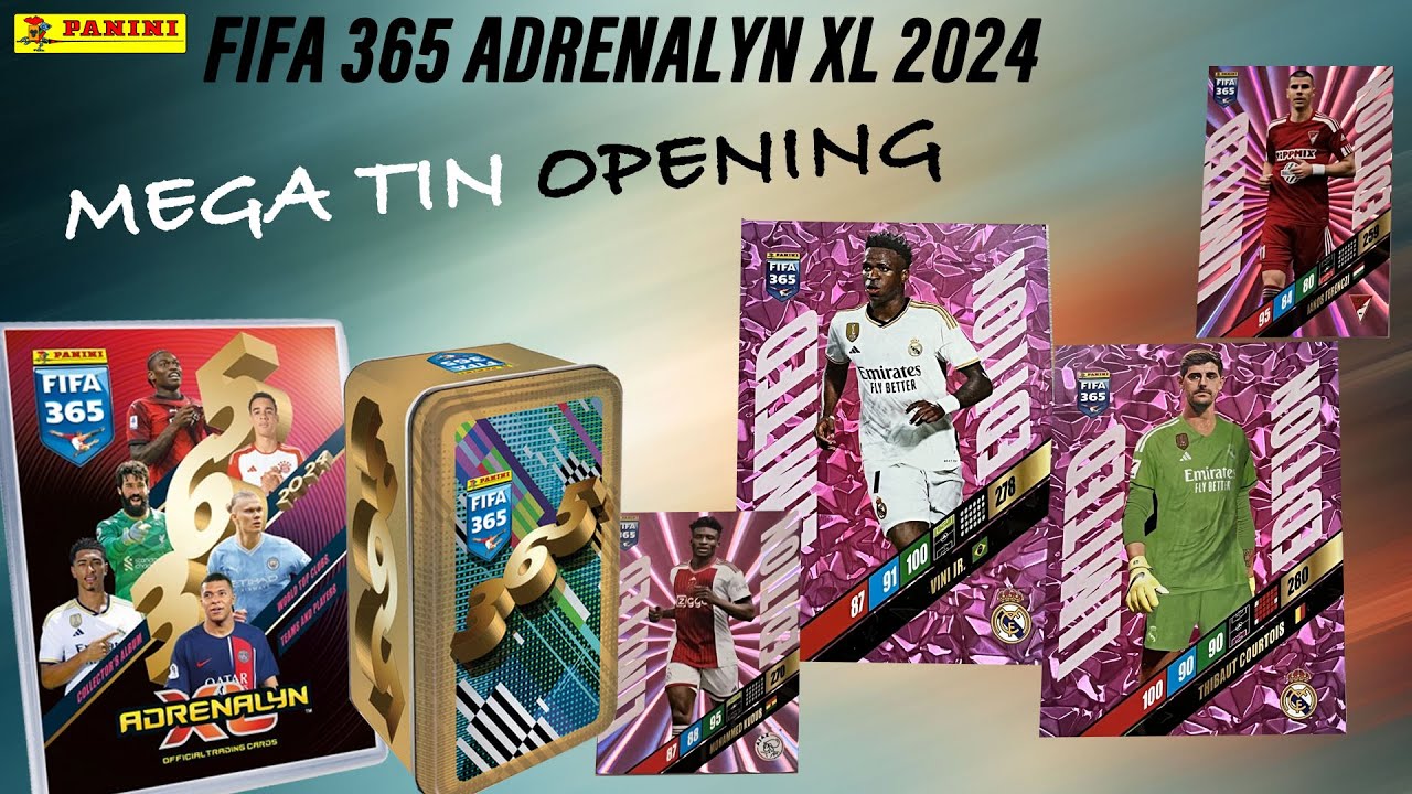 Panini FIFA 365 Adrenalyn XL 2024 Mega Tin opening 