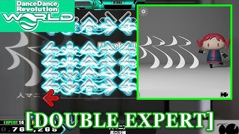 【DDR WORLD】 人マニア / 原口沙輔 [DOUBLE EXPERT] 譜面確認+Clap