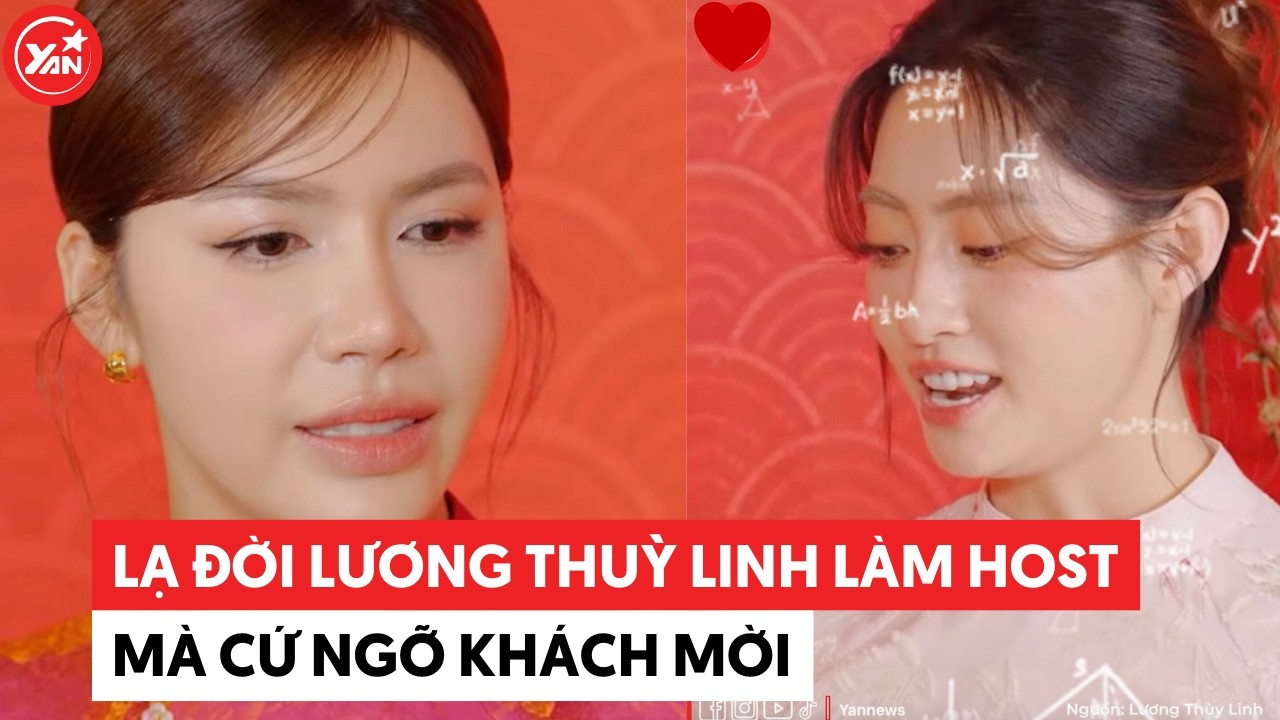 Lạ đời Lương Thuỳ Linh làm host mà cứ ngỡ khách mời: Gặp Minh Tú “hỏi xoáy đáp xoay” #luongthuylinh